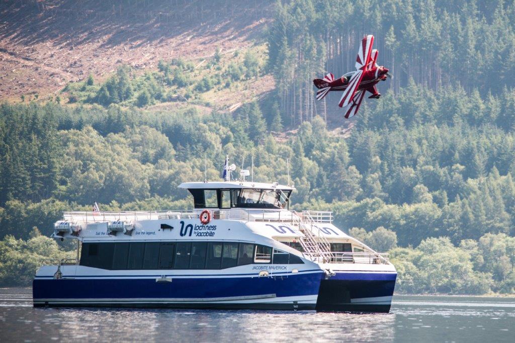 Jacobite Maverick on Loch Ness