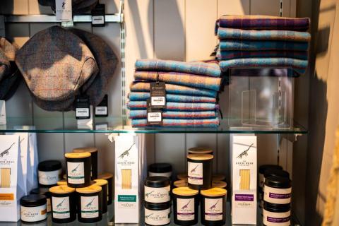 selection of loch ness gifts and souvenirs  